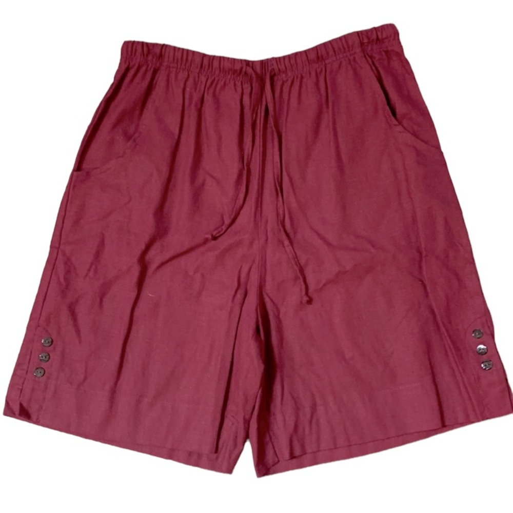 Vintage Burgundy Dress shorts